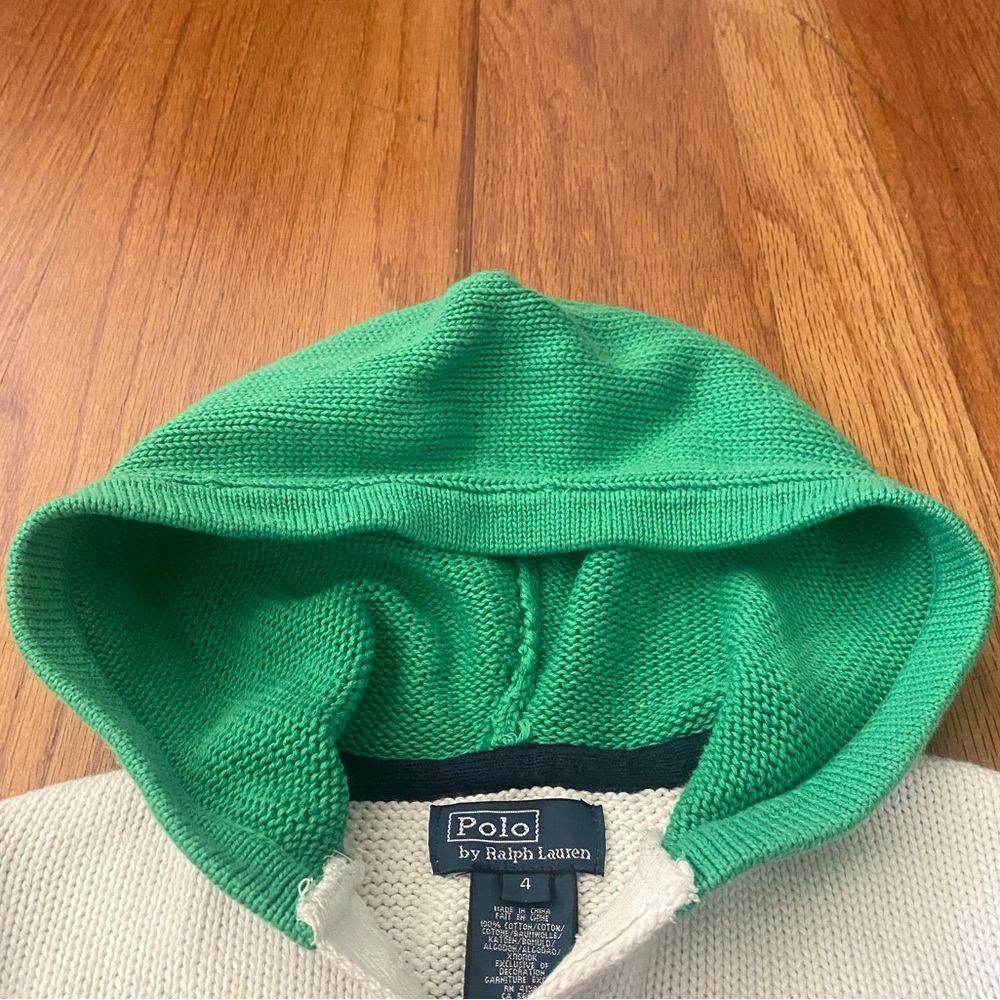Ralph Lauren Knit Boy’s Hoodie Sweater - Picture 2 of 6